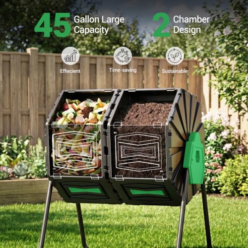 Composter Tumbler Outdoor (Green)