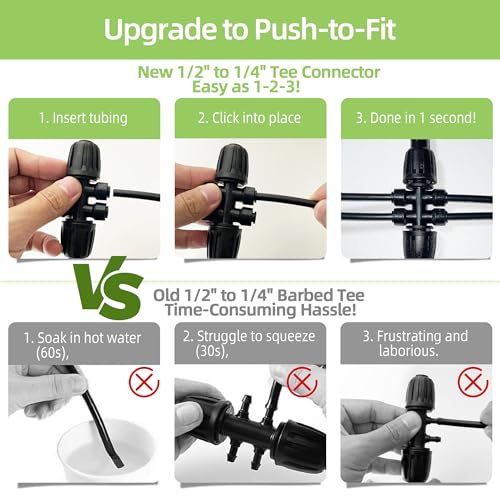 12 Pack 1 2'' to 1 (12PCS 1/2'' to 1/4'' Fittings Kit)