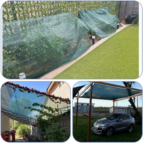 Shade Cloth for Garden (10FTx20FT / 55% Shade-dark Green)