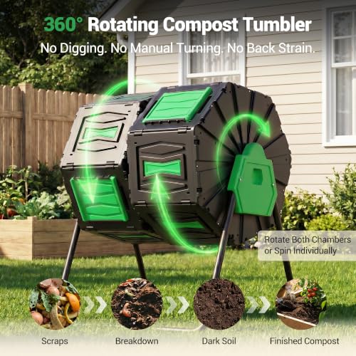 Composter Tumbler Outdoor (Green)
