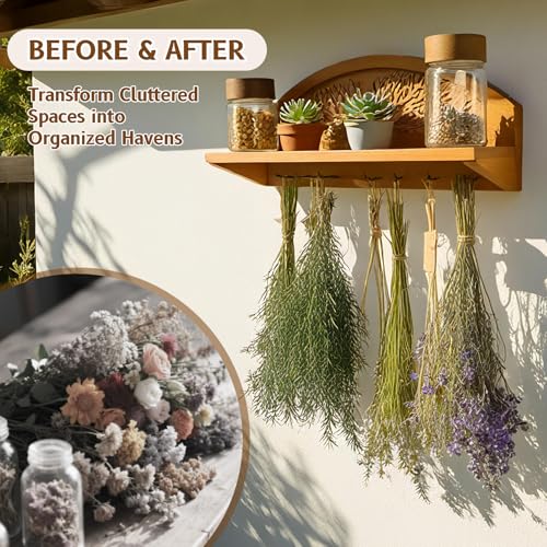 Tree Design Hanging Herb Drying Rack (Herb Drying Rack-Embossed Design)