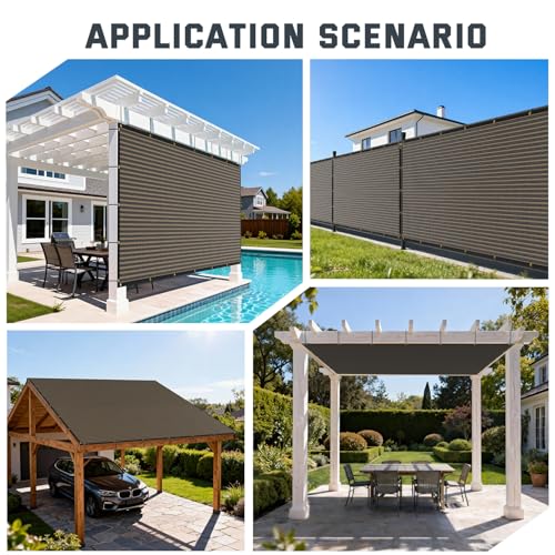 90% Sun Shade Cloth (Brown 90% Shading Rate / 6ftx8ft)