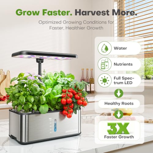 Hydroponics Growing System (Black / Modern)