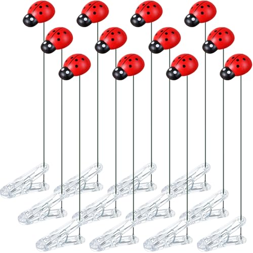 12 Pcs Ladybug Clips (Ladybug)