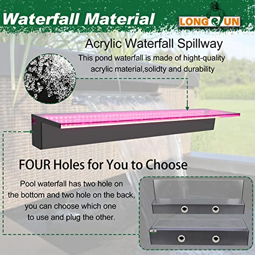 Acrylic Waterfall Spillway Multi