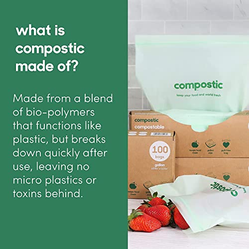 Compostable Gallon Bags (60 Count)