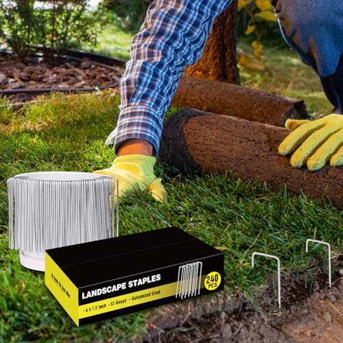 240 Pack Landscape Staples 4 Inch (4 Inch)