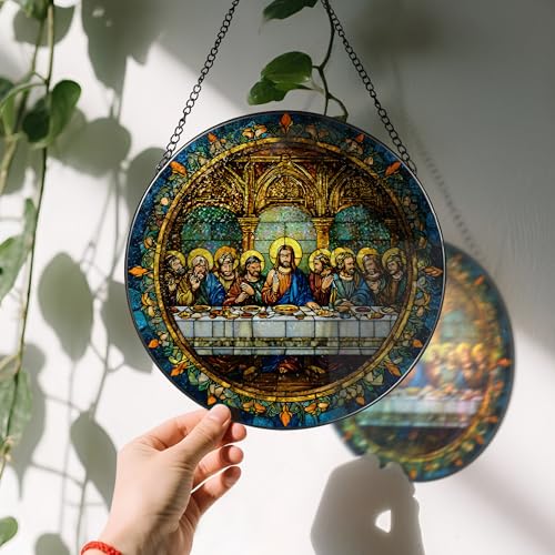 8 Inch the Last Supper Suncatcher Ornament (Last Supper-a)