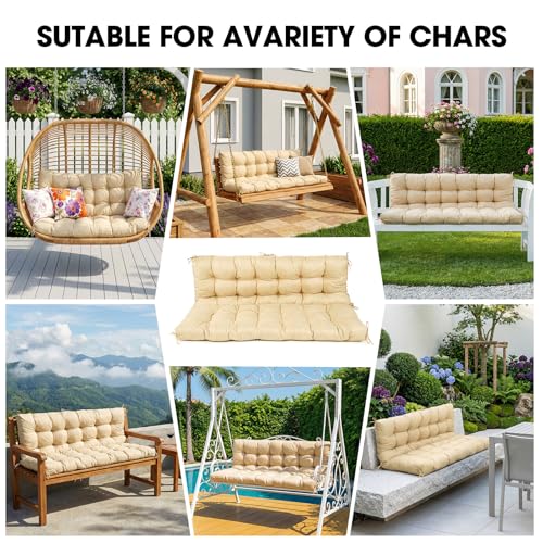 Porch Swing Cushions (Khaki / 60x40in)