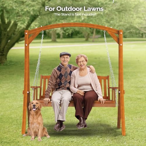 Upgraded 5 FT Wooden Porch Swing