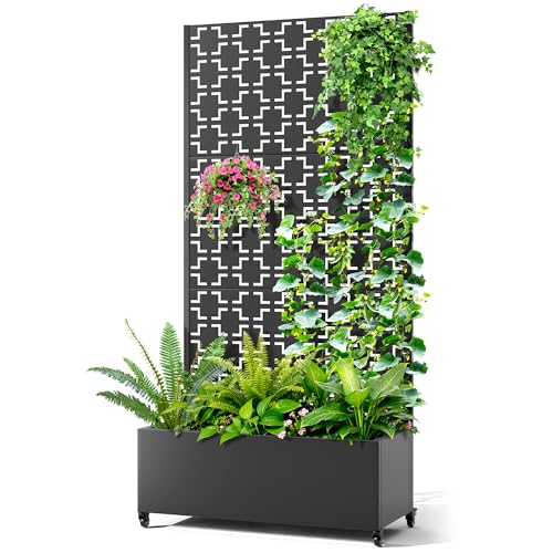 Metal Raised Garden Bed (Black-square / 71" x 35" x 16")