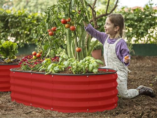 Galvanized Raised Garden Beds Outdoor (2 Count)
