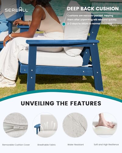 HDPE Outdoor Furniture Set 4 (4 Count)