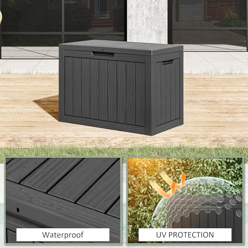 45 Gal Deck Box (45 Gallon / Striped Black)