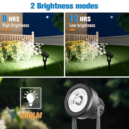 Solar Spot Lights Outdoor 6 (6 Count)
