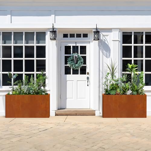 Co rten Steel Planter 36X15X15 inch Rust (Corten)