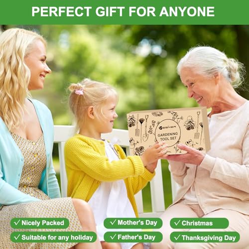 Gardening Tools 9 (9PCS Black Green)