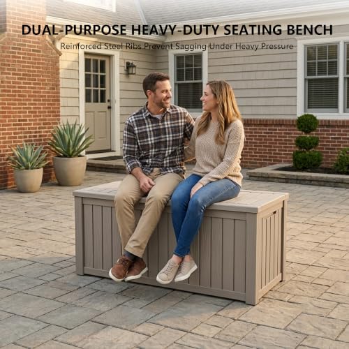 Outdoor Storage Box (Grey / 180 Gallon 3.0)