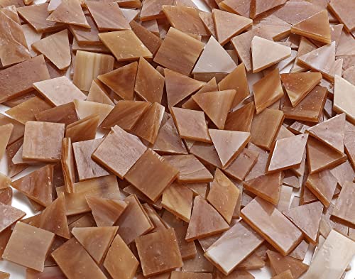 Glass Mosaic Tiles for Art Crafts (Coffe-1)