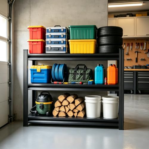 Garage Shelving 1200 LBS 3 (3TIER 31.5"H×39.4"W×11.8"D)