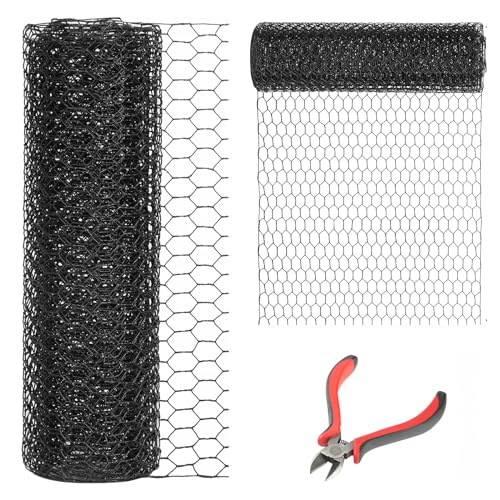 72'' x 150' Black Chicken Wire Fencing (19 gauge 72'' x 150')