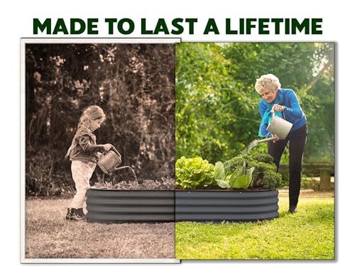 Galvanized Raised Garden Beds Outdoor (2 Count)
