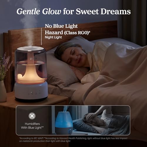 Humidifiers for Bedroom 4.2L Top Fill for Large Room