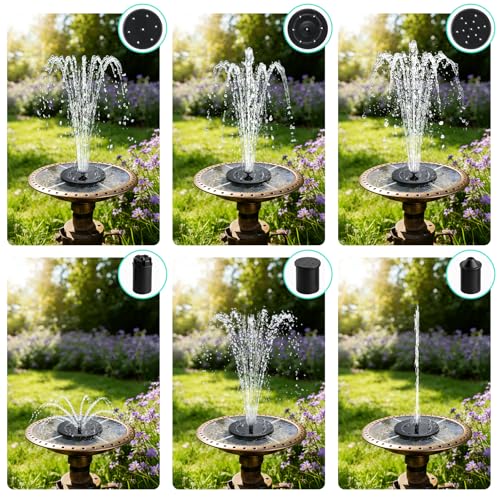 Solar Fountain for Bird Bath 3.5W Solar Powered Water Fountain Pump (Solar Water Fountain 3.5w)