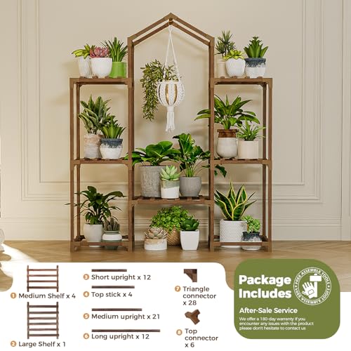Plant Stand Indoor Hanging Plant Shelf Outdoor Large Plant Rack