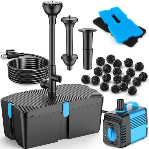 Pond Filter with Fountain Pump Kits