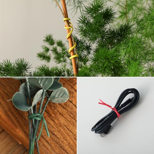 300 Pcs 6 inch Blackish Green Plastic Twist Ties