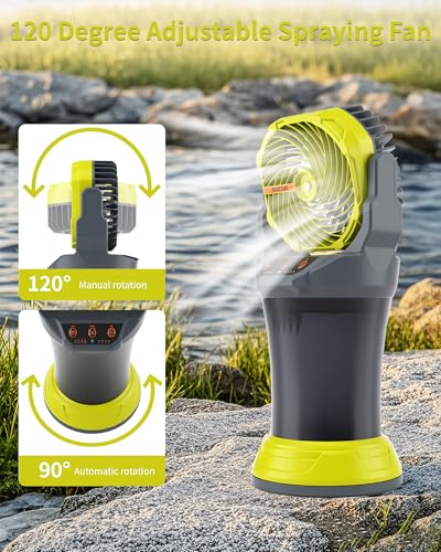 Portable Misting Fan with 30000mAh Battery Fan