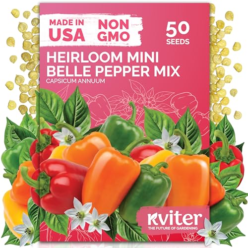 50 Mix Sweet Mini Peppers Heirloom Vegetable Seeds