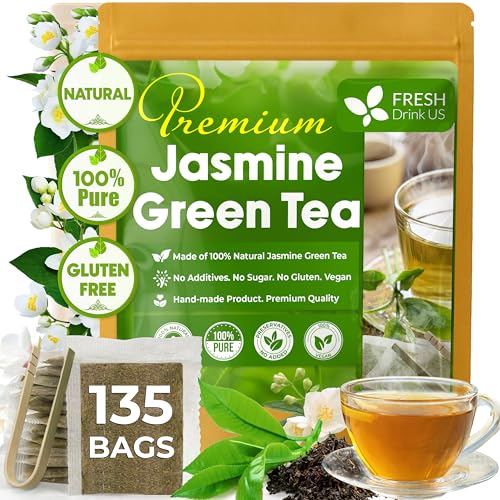 Premium 135 Jasmine Green Tea Bags (135 Tea Bags)