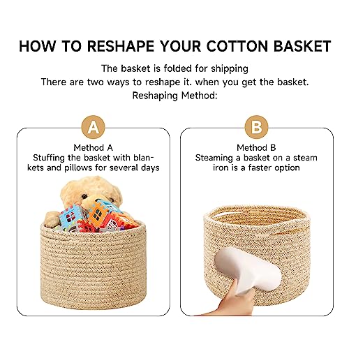 Small Basket for Organizing (3 Count)