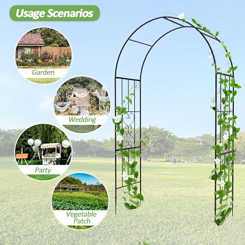 Garden Arch 87" (87"(H)*47"(L)*22.5"(W))