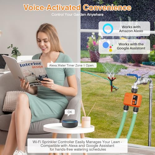WiFi Sprinkler Timer 2 Zone (2 Outlet- 2pcs)