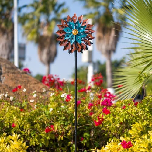 Viveta Kinetic Wind Spinner (Brown Blue-13“)