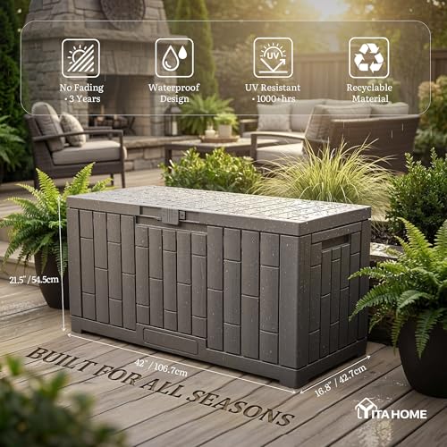 60 Gallon Resin Deck Box