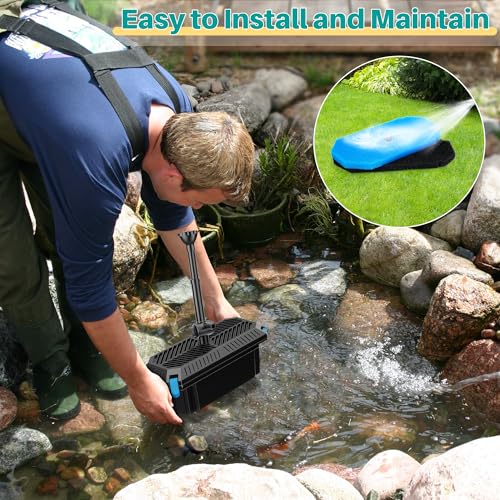 Pond Filter with Fountain Pump Kits (Corded Electric)