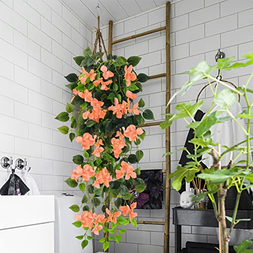 Fake Hanging Flowers Plants Bougainvillea Artificial Vines