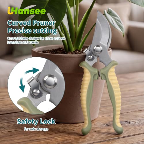 Green Garden Tools 4 (green-4pcs)