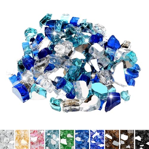 10 lb Blended Fire Glass (160 Ounce)