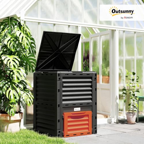Garden Compost Bin (Orange)
