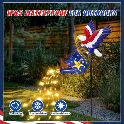 Solar Garden Lights (Eagle / 1 PACK)