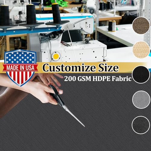 Customized Size 4' X 9' Shade Cloth with Grommets