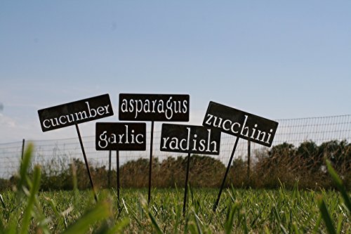 Classic Metal Garden Markers 19 Inches Tall