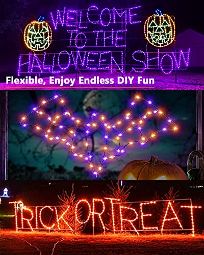 Solar Orange Fairy Lights