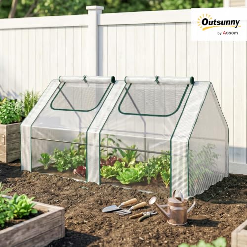 6' x 3' x 3' Portable Greenhouse with 2 PE (Clear / 6' x 3' x 3')