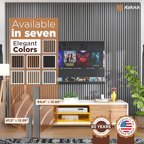 Acoustic Wood Wall Panels (8.26 Sq Ft)